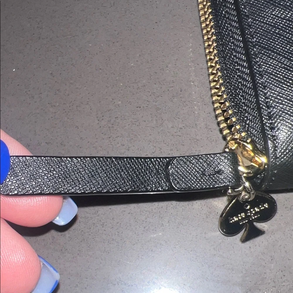 Kate Spade - Cat Zip Wallet with Pink Ear Accents